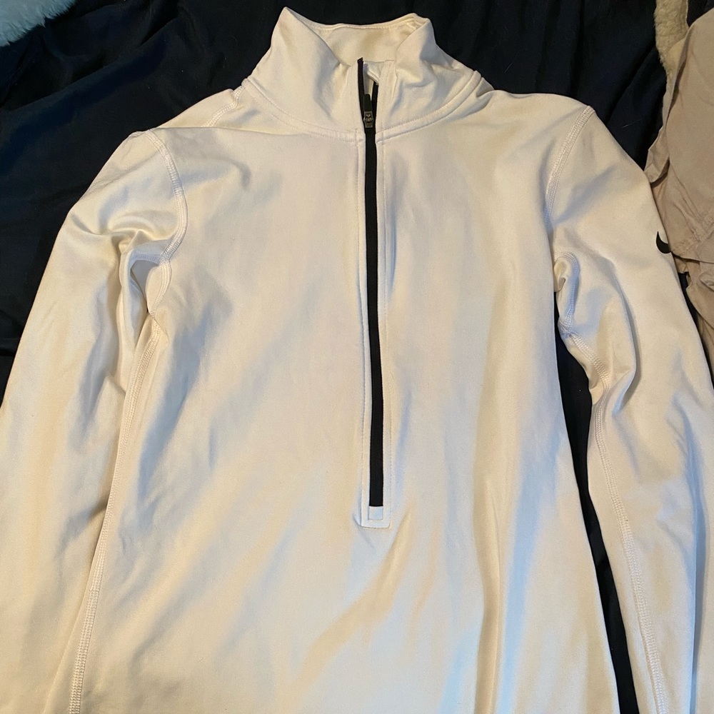 Nike 3/4 zip up workout long sleeve